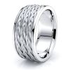 Maddox Mens Hand Braided Wedding Ring