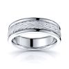 Byron Hand Woven Mens Wedding Band