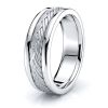 Byron Hand Woven Mens Wedding Band