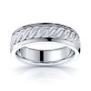 Atlas Hand Woven Mens Wedding Band