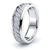 Atlas Hand Woven Mens Wedding Band