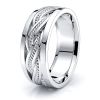 Bear Mens Hand Braided Wedding Ring