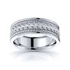 Cohen Hand Woven Mens Wedding Band