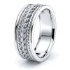 Cohen Hand Woven Mens Wedding Band