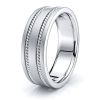 Lucius Mens Hand Braided Wedding Ring