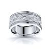 Hendrix Hand Woven Mens Wedding Band