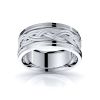 Hamish Hand Woven Mens Wedding Band