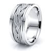 Hamish Hand Woven Mens Wedding Band