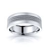 Desmond Hand Woven Mens Wedding Band