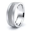 Desmond Hand Woven Mens Wedding Band