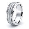 Walter Hand Woven Mens Wedding Band