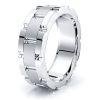 Ziggy Solid 8mm Mens Wedding Band