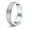 Shepherd 5mm Greek Key Mens Wedding Band