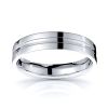 Leon Solid 4mm Mens Wedding Band