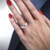 Gwen Solid 6mm Women Wedding Ring