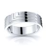 Cosmo Solid 7mm Mens Wedding Ring