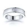 Vaughn Solid 6mm Cross Mens Wedding Band