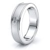 Vaughn Solid 6mm Cross Mens Wedding Band