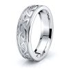 Fiona Celtic Knot Mens Wedding Ring