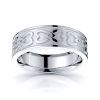 Daisy Heart Women Celtic Wedding Ring