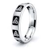 Meghan Trinty Knot Mens Celtic Wedding Ring