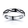 Coney Mens Celtic Wedding Ring