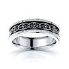 Arian Floral Mens Celtic Wedding Band