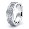 Alfred Heart Mens Celtic Wedding Band