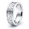 Daren Celtic Knot Mens Wedding Ring