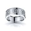 Aislin Celtic Symbol Mens Wedding Band