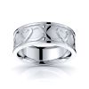 Finn Heart Mens Celtic Wedding Band