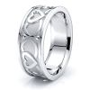 Finn Heart Mens Celtic Wedding Band