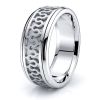 Tara Celtic Knot Mens Wedding Band