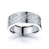 Sunny Celtic Knot Mens Wedding Band