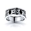 Aerona Celtic Knot Mens Wedding Band