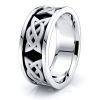 Aerona Celtic Knot Mens Wedding Band