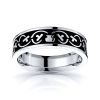 Morgan Tree of Life Mens Celtic Wedding Band