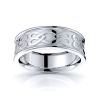 Niall Heart Mens Celtic Wedding Band