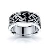 Gwylfai Celtic Knot Mens Wedding Band