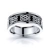 Daireann Celtic Knot Mens Wedding Band