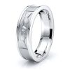 Dylan Claddagh Mens Wedding Band 