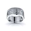 Aibhlinn Celtic Knot Mens Wedding Band 