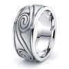 Carrick Celtic Spiral Mens Wedding Band