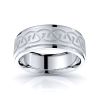 Bridget Celtic Knot Mens Wedding Band