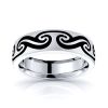 Owen Celtic Knot Mens Wedding Band 