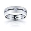 Lila Black Mens Diamond Wedding Ring