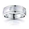 Olive Mens Diamond Wedding Band