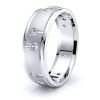 Olive Mens Diamond Wedding Band