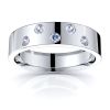 Pearl Mens Diamond Wedding Band