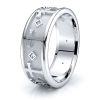 Lyra Mens Diamond Wedding Ring